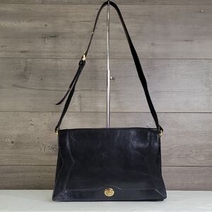 Hobo International Black Leather Shoulder Bag Handbag Purse